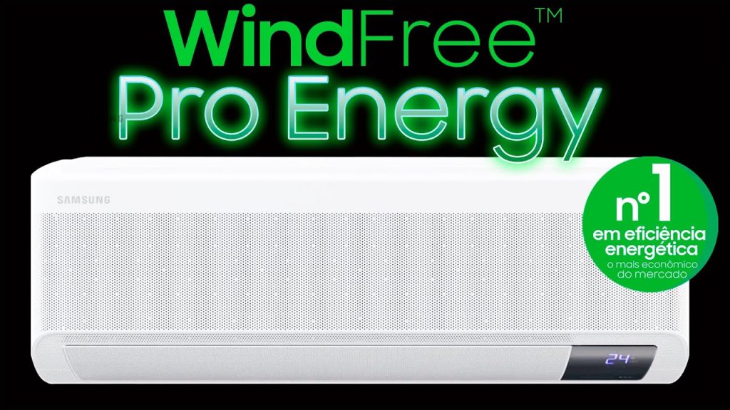 Como a tecnologia inverter contribui para a economia de energia no WindFree Pro Energy?